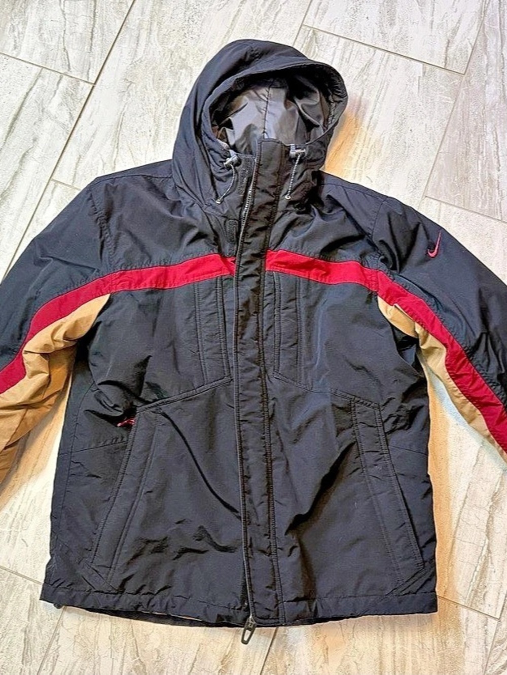 Vintage Nike Color Block Performance Jacket and Fleece Combo Size Medium